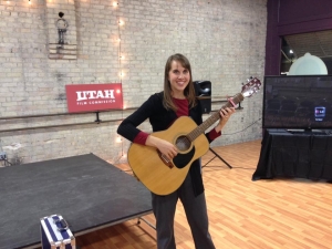 Heather Overly Playing Guitar